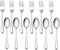 LIANYU 16-Piece Kids Silverware Set, Includes 8 Kids Spoons & 8 Forks, Stainless Steel Toddler Utensils