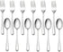 LIANYU 16-Piece Kids Silverware Set, Includes 8 Kids Spoons & 8 Forks, Stainless Steel Toddler Utensils
