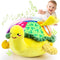 Esjay Baby Toys 6-12 18 Months, Crawling Musical Turtle Plush Tummy Time
