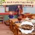 200 Pcs Miniature Dollhouse Flooring, Wooden Dollhouse Floor Boards for 1:12 Scale Accessories