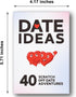 Lapogy 40 Romantic Card Games for Date Night - pcs Date Ideas Scratch Off Date Adventurous Cards Valentines Day Bridal