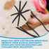 5/8 Inch x 40ft Noodle Rope Craft Foam Noodles, Versatile Foam Rod for DIY Arts and Crafts Supplies (Black)