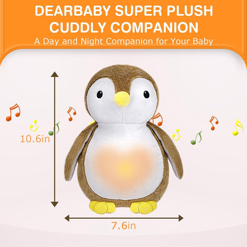 DEARBABY Baby Sleep Soother,Moms Heartbeat Sound and Lullabies Toddler Sleep Aid Toy Music Soothers for Sleep,Baby