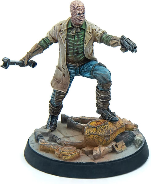 Fallout Wasteland Warfare: Survivors - Ghoul Settlers (The Slog) - 6 Unpainted Resin Miniatures, 32MM Scale Figures
