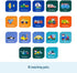 Wildkin Memory Matching Game Cards for Boys & Girls, 18 Pairs Educational Learning Cards for Toddlers Preschool