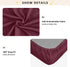 CZXW 52" 28" Wine Red Crib Sheets Fitted x Natural Cotton Soft & Breathable for Baby Crib Mattress