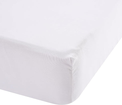 CribMATE Set 3 Set Quilt/2 28'' 52 Nursery Crib Bedding for Girls Boys White Pieces Baby Cot Bedding Fitted Sheet