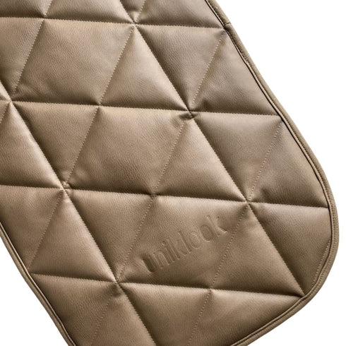 Tummy 16x30 Quilted Padded Vegan Leather Portable Changing pad Mat | Play mat Baby Toddler Infant by Uniklook | Baby