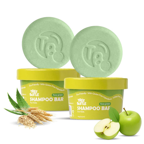 Tree Bottle Hydrolyzed Oat Protein + Aloe Vera Shampoo Bar for Kids