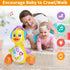 Musical Baby Toys Duck Infant Tummy Time Toys 3-6 0-6 6-12 Months Newborn Crawling Dancing Moving Crawly Light Up Learning Development Gifts for 3 4 5 6 7 8 9 10 11 Month 1 2 Year Old Boy Girl