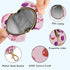 Valentines Candy Round Pacifier Storage Case with Zipper, Portable Pacifier Case for Travel, Diaper Bag & Purse
