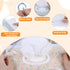 JIYIN 2 Pack Baby Wipe Container with Hook, Portable Refillable Wipe Holder Floral Pattern Reusable Travel Baby Wipes