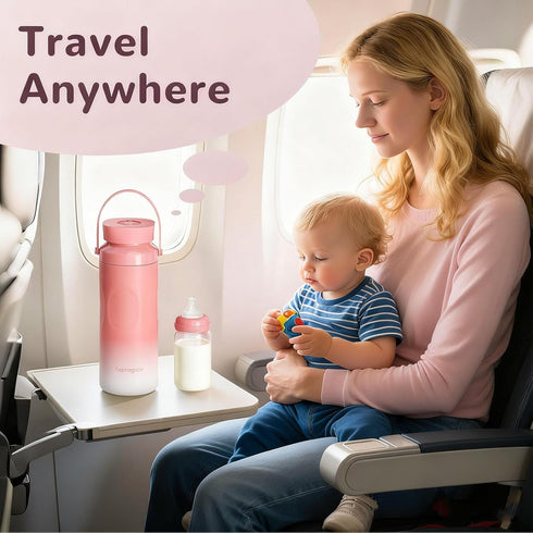 harringron 2 Pack 22oz 24 Portable Bottle Cooler for Breastmilk Travel Breastmilk Cooler Reusable Portable Chiller
