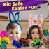 stargo 8 Pack 3.2" Colorful Prefilled Easter Eggs bulk with Racing Mini Car Vehicles - Pull Back Cars | Plastic Easter