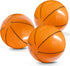Novelty Place 12 Inch Inflatable Basketball Beach Balls Pack of 3, Durable for Indoor and Outdoor Play, Party Favors.