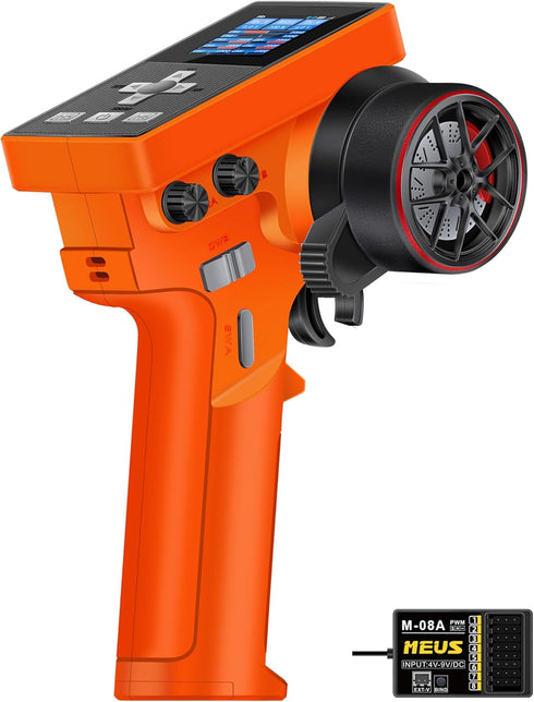 MEUS RACING ME-8B RC Transmitter 8 Channels 2.4GHz and Receiver for 1/8