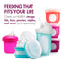 8 Oz Boon Nursh Bottles - Silicone Baby Bottles Help Ease Colic Symptoms - Reusable Food-Grade Silicone Pouches