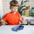 1/36 BMW M5 Diecast Alloy Model Car with Pullback Function, Toy Car Gift for Boys and Girls (Blue)