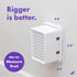 Baby Block Extra Large Outlet Cover Box, Child Proof Outlet Covers for Baby Proofing