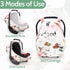 Cozy Car Seat Covers for Babies Girl Boy, Sun & Bug Cover, Infant Carseat Canopy Newborn Stroller Carrier Cover