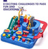 3 3-4, Hahaland Year Old Boy Toys - Race Track Toys, Car Toy for Boys Puzzle Track Rescue Racer Game with Magnetic