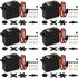 Deegoo-FPV 6pcs MG995 55G Micro Servo Motor Metal Geared Motor Kit for RC