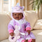 BABESIDE Value 5-Piece Black Baby Doll Set Includes 15-Inch Lifelike Doll, Clothing,