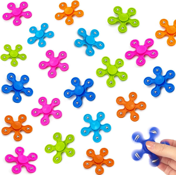 32 Pack High Speed Bearing Quiet Fidget Spinners Bulk, Stress Relief Sensory