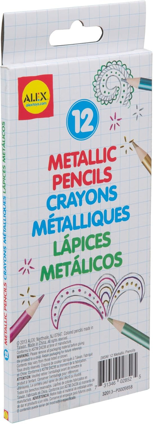 ALEX Toys Artist Studio 12 Metallic Pencils