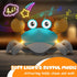 Crawling Crab Baby Toy - Light-Up Walking Dancing Moving Crab with Music & Obstacle Avoidance, Tummy Time Gifts for