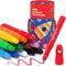 JUPITEARTH 12 Colors Twist Crayons for Toddlers 1-3, Non-Toxic Washable Crayons for
