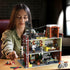 Coffee House Building Set with LED Light, 1589 PCS City Cafe Shop Block Toy for Ages 10 and Up