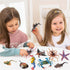10Pcs Ocean Animals Toys Figures, Large Plastic Sea Creature Figurines Seahorse Starfish Crab Lobster Octopus Devilfish