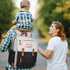 Generic Backpack Diaper Bag Large Diaper Bag with Changing Pad Insulated Bottle Pocket Waterproof Travel Bag Black