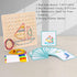 Wooden Geoboard with Rubber Bands, Educational Toy for Spatial Reasoning and Fine Motor Skills for Kids 3 Years+