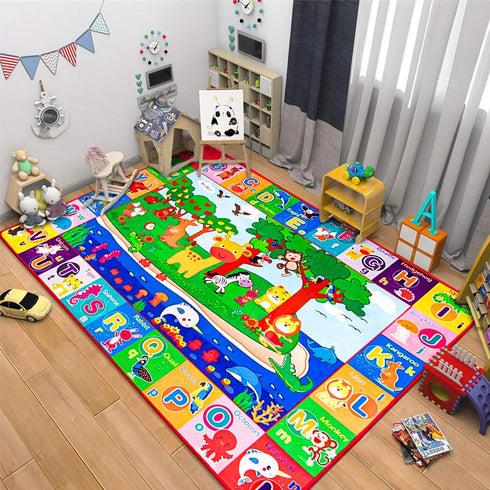 (0.6cm), teytoy Baby Cotton Play Mat, Crawling Mat for Floor Mat Large Super Soft, Extra Thick Plush Surface Foldable