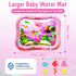 GARNHLOB 37.4"x29.9", Tummy Baby Water Mat Large Safe Inflatable Time Water Play Mat for Infants & Toddlers