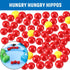 Gejoy 63 Pieces Game Replacement Marbles, 3 Set Compatible with Hungry Hippos, 57 Red and 6 Yellow Balls