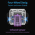 2 2000mAh 2 10, Automatic Card Shuffler Machine Deck, Rechargeable Electric Card Shuffler Deck for UNO, Poker, Phase