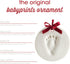 Pearhead Babyprints Baby's First Handprint or Footprint Ornament Kit, Easy No-Bake DIY Clay Impression Kit, Pack of 2