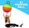 Hopping Ball for Kids, Amazing Space Hopper Ball with Handle, 18 Inch Diameter for Outdoor Fun