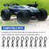 HobbyPark RC Body Clips - Bent Springy R Pins for All 1/8 Scale & Traxxas 1/10 Car Truck Crawler Buggy (100-Pack)