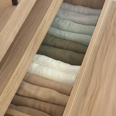 6 Pack, 27.5 27.5 Inches Muslin Swaddle Blankets Newborn Baby Receiving Blankets, Soft Breathable Baby Wrap for Boys