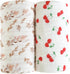 Pack of 2 Ultra Soft Muslin Baby Blankets for Girls Boys Breathable
