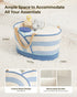 Babygreat Baby Diaper Caddy Organizer - Portable Cotton Rope Diaper Caddy Basket for Nursery, Gift for Baby Shower