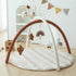 5 Razee Baby Gym Mat Infant Activity Gym Mudcloth Baby Activity Center with Play Mat with Toys for Babies as Shower Use