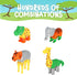 1-3, Set 4 POPULAR PLAYTHINGS Magnetic Animals for Toddlers Mix or Match Animal Toys, of Gift for Kids - Jungle Animals
