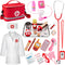 Doctor Kit for Kids, 34 Pcs Kids Doctor Playset Kit for Toddlers