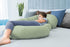 QUEEN ROSE Cooling Pregnancy Pillows - E Shaped Pregnancy Pillows for Sleeping, Detachable Body Pillow for Pregnant