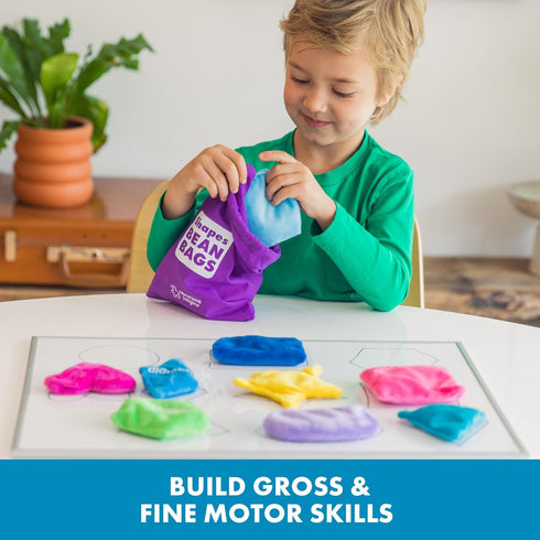 Educational Insights Shapes Beanbags - Set of 10, Toddler Learning Toy, Ages 3+